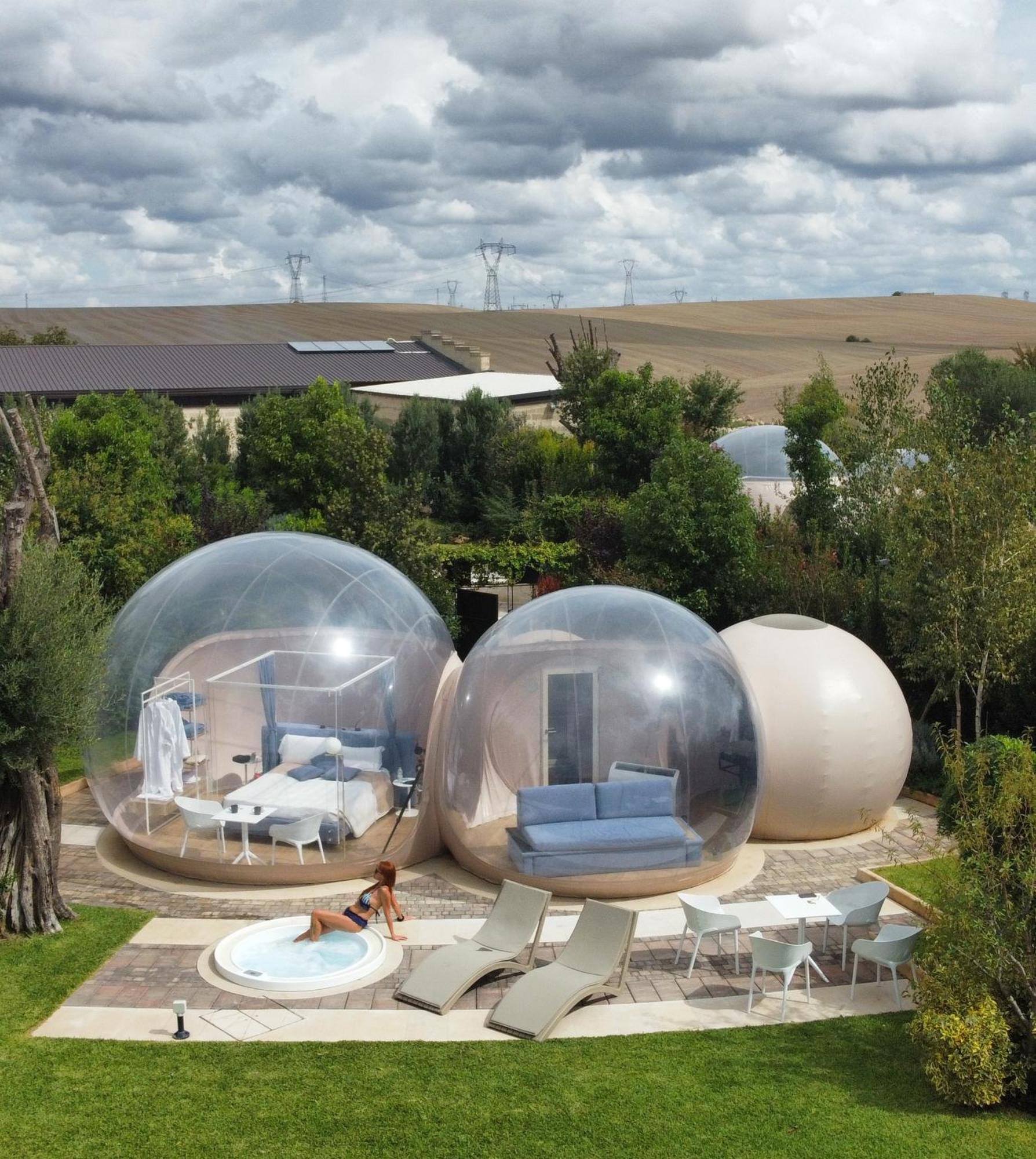 Tenuta Danesi - Camere - Appartamenti - Bubble Room Matera Dış mekan fotoğraf